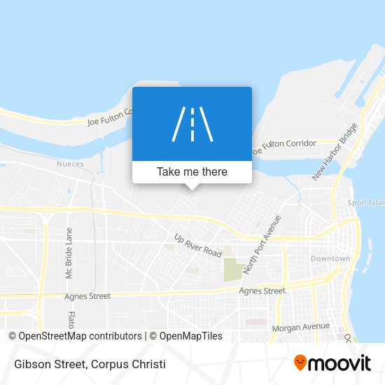 Mapa de Gibson Street