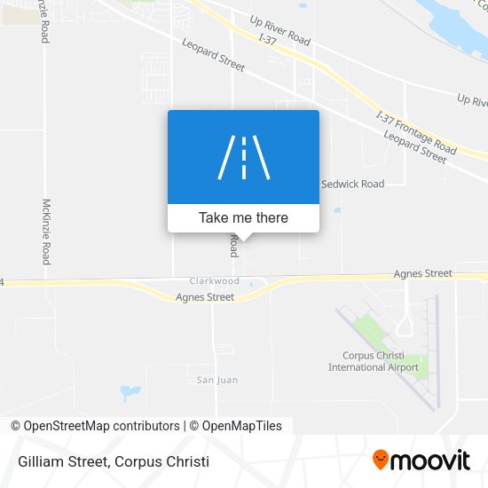 Gilliam Street map
