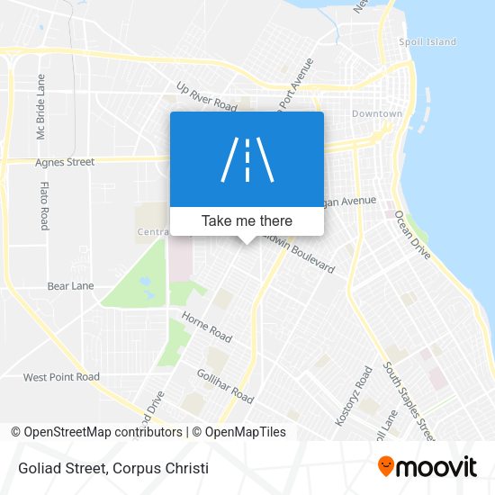 Goliad Street map
