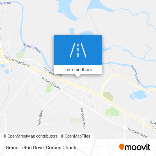 Grand Teton Drive map