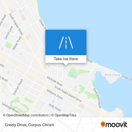 Greely Drive map