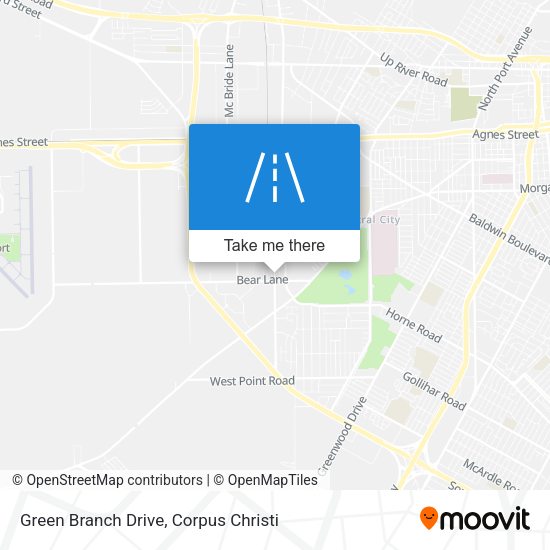 Green Branch Drive map