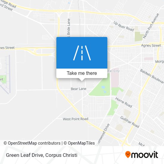 Green Leaf Drive map