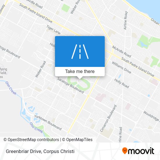 Greenbriar Drive map