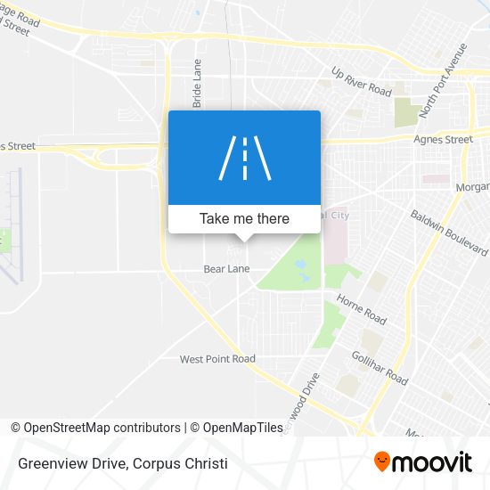 Greenview Drive map