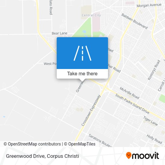 Greenwood Drive map