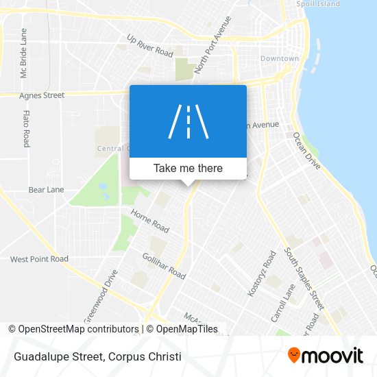 Mapa de Guadalupe Street