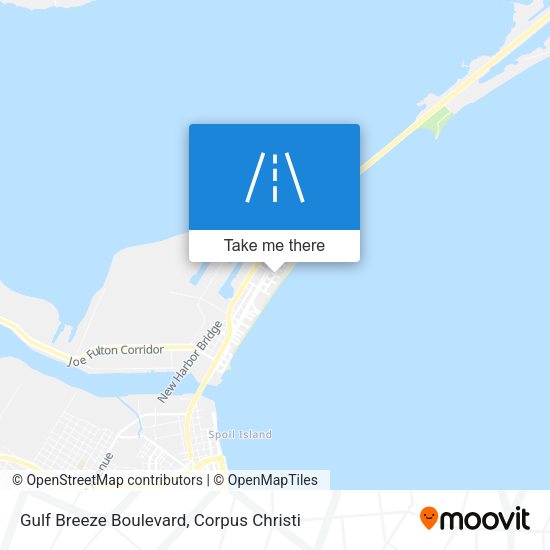 Gulf Breeze Boulevard map