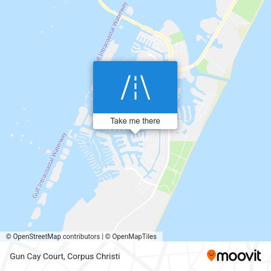 Gun Cay Court map