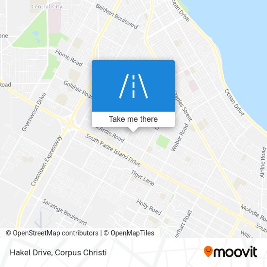 Mapa de Hakel Drive