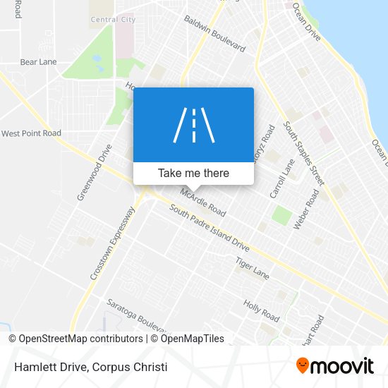 Mapa de Hamlett Drive