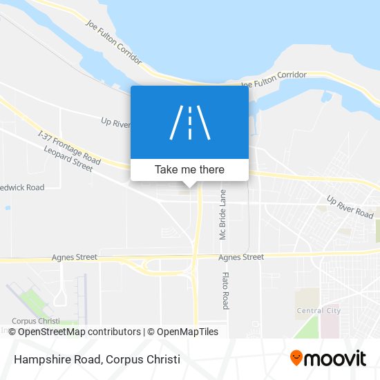 Hampshire Road map