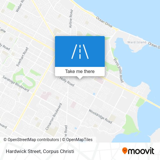 Hardwick Street map