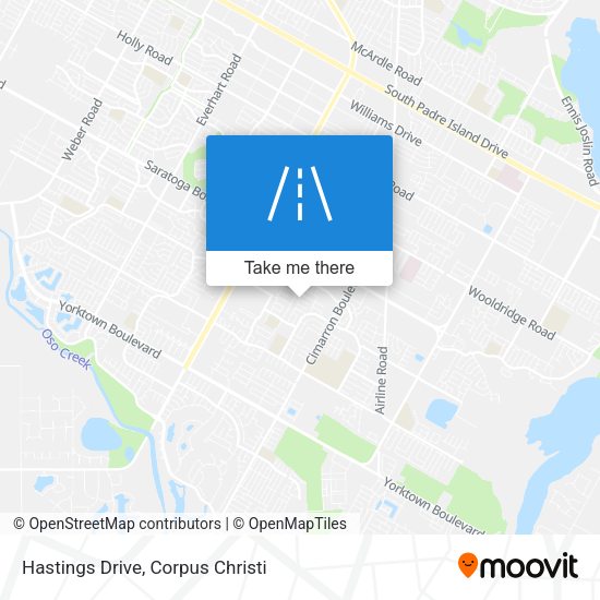 Hastings Drive map
