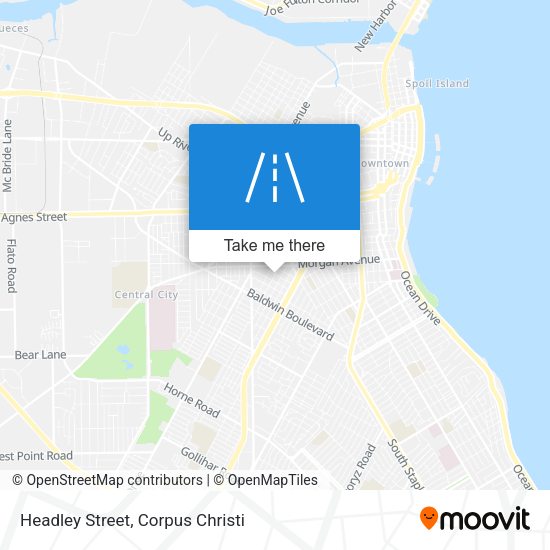 Headley Street map