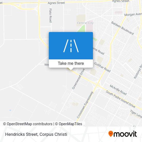 Hendricks Street map