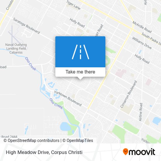High Meadow Drive map