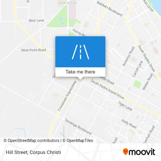 Mapa de Hill Street
