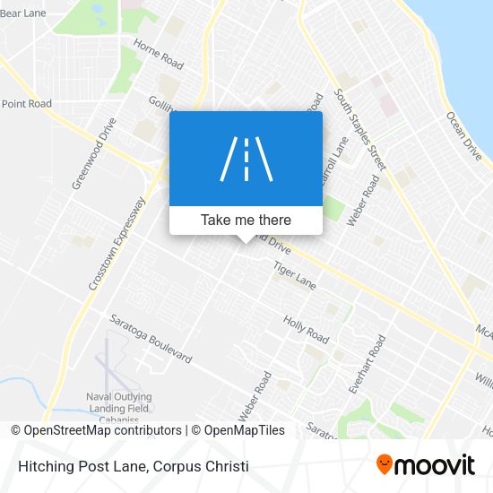 Hitching Post Lane map