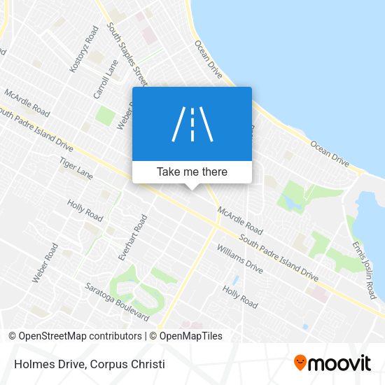 Holmes Drive map