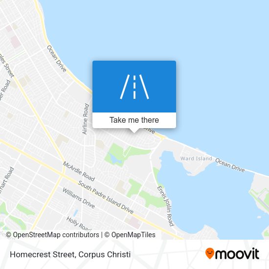 Homecrest Street map
