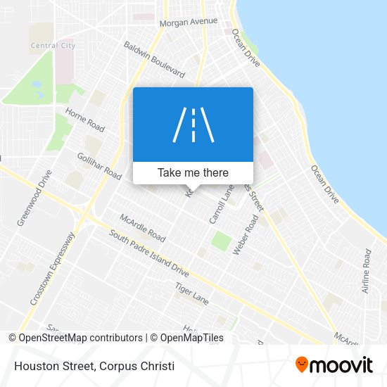 Houston Street map