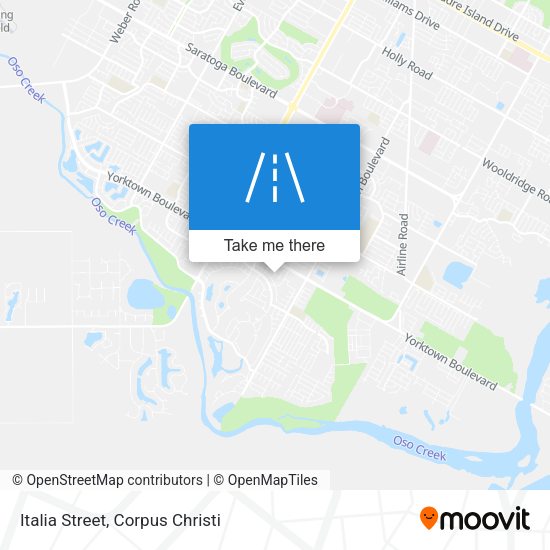 Mapa de Italia Street