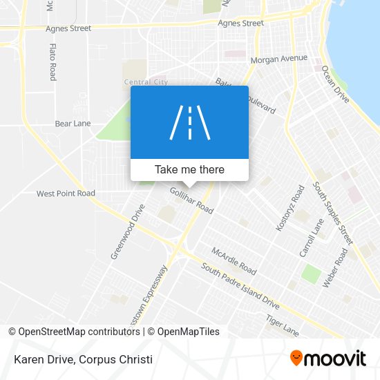 Mapa de Karen Drive