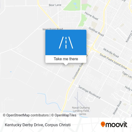 Kentucky Derby Drive map