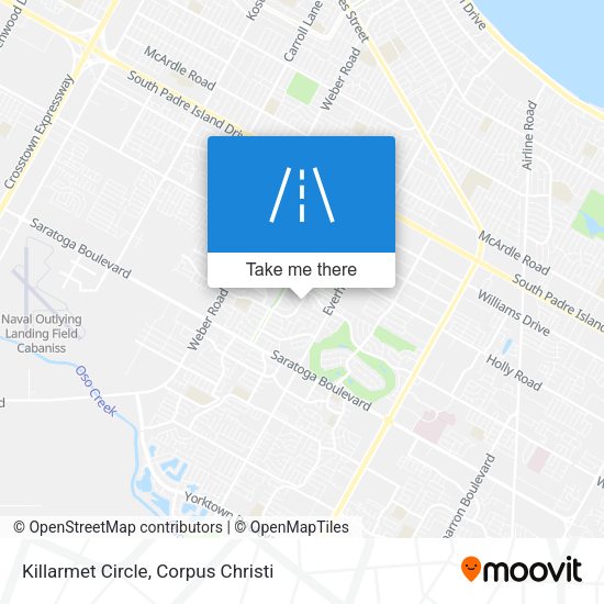 Killarmet Circle map
