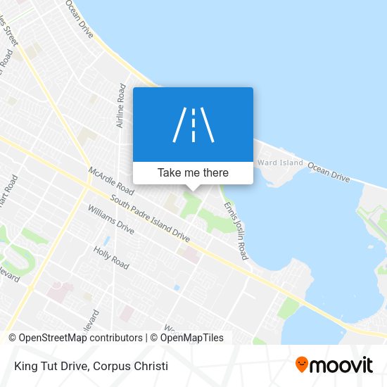King Tut Drive map