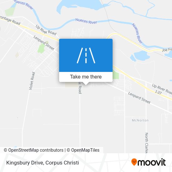 Kingsbury Drive map