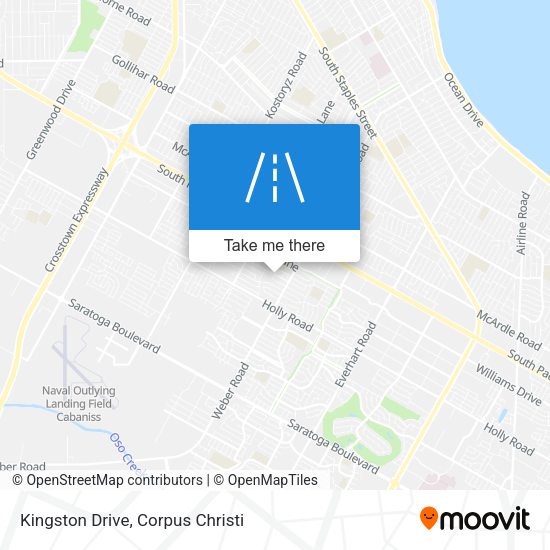 Mapa de Kingston Drive