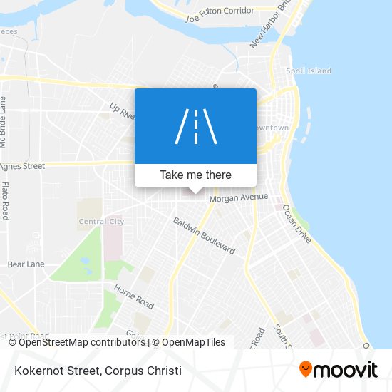 Kokernot Street map