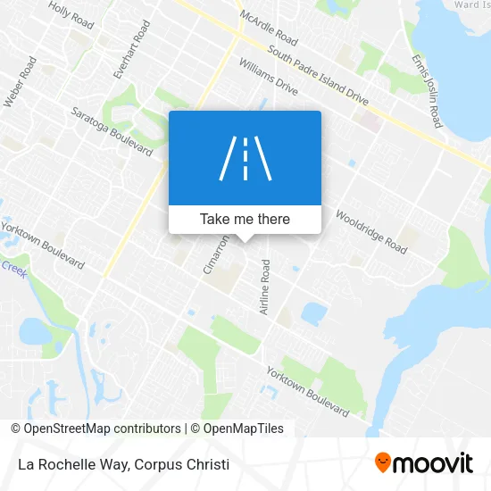La Rochelle Way map