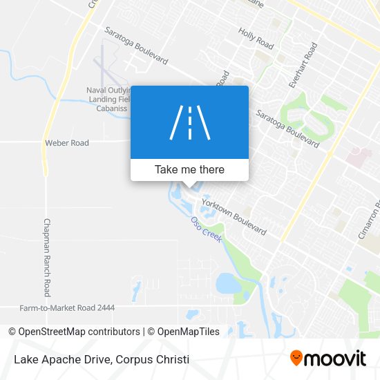 Lake Apache Drive map