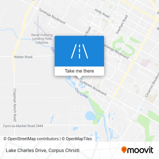 Lake Charles Drive map