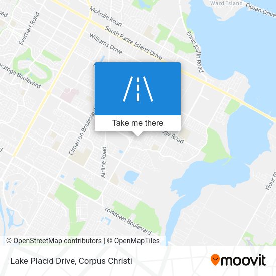 Lake Placid Drive map