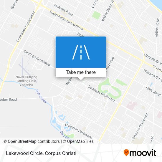 Lakewood Circle map
