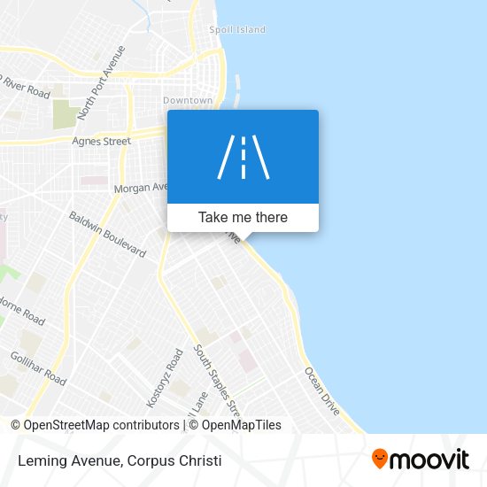 Leming Avenue map