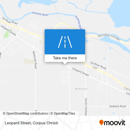 Mapa de Leopard Street