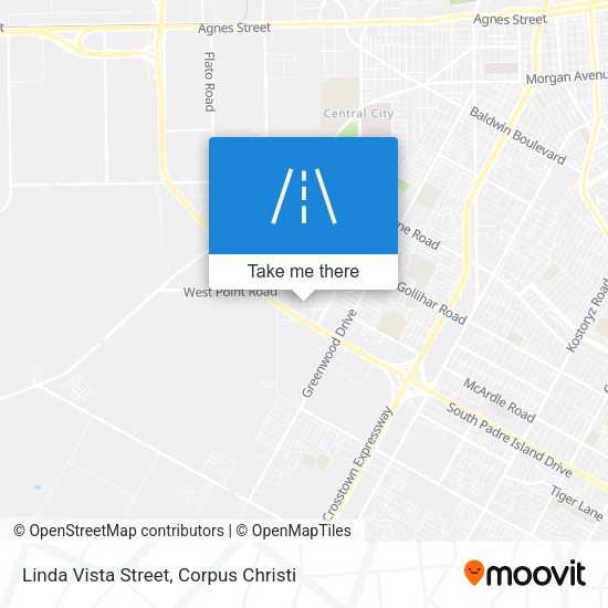 Linda Vista Street map