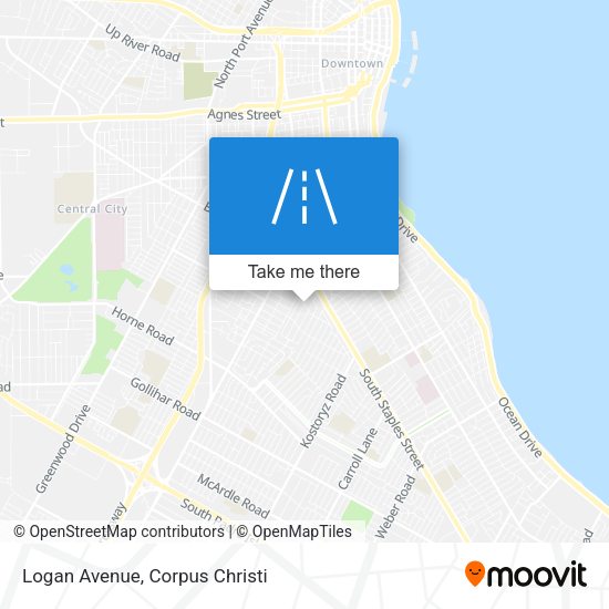 Logan Avenue map