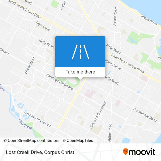 Mapa de Lost Creek Drive
