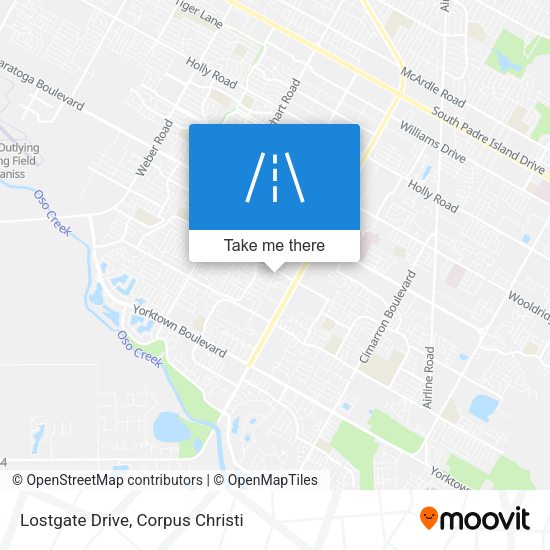 Lostgate Drive map