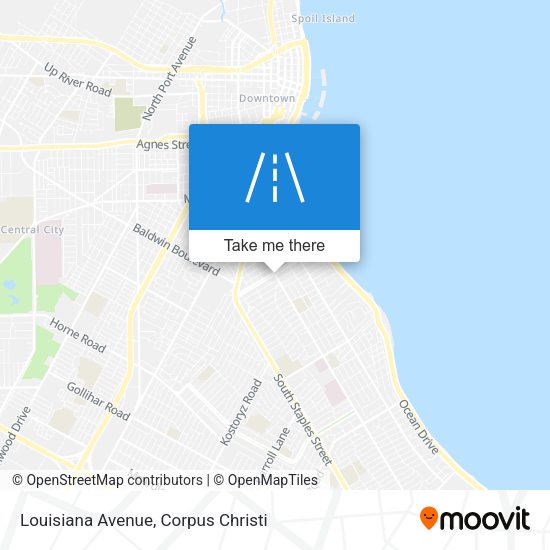 Louisiana Avenue map