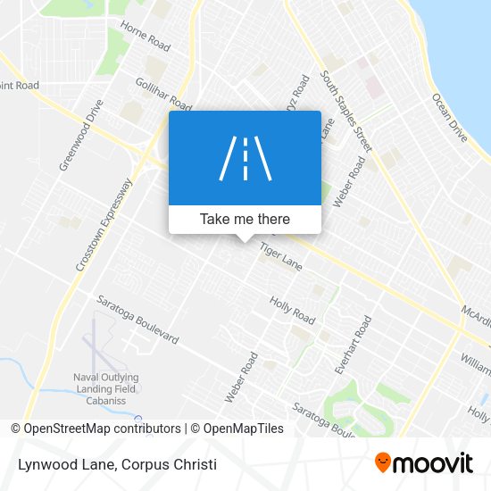 Lynwood Lane map
