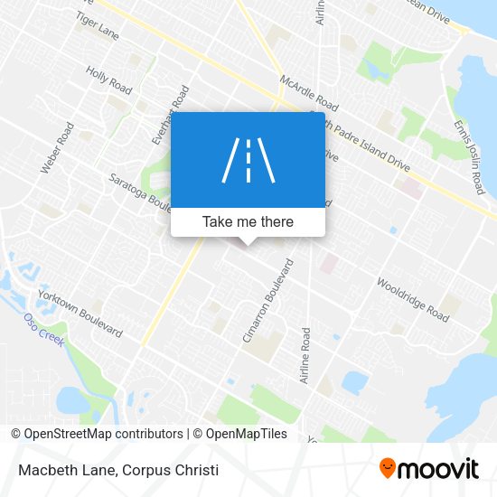 Macbeth Lane map