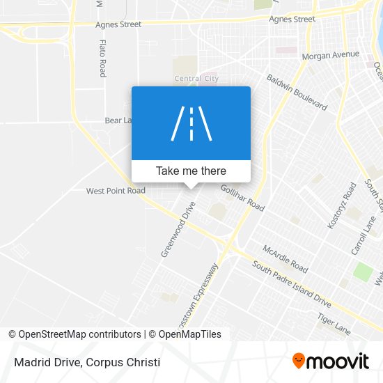 Mapa de Madrid Drive
