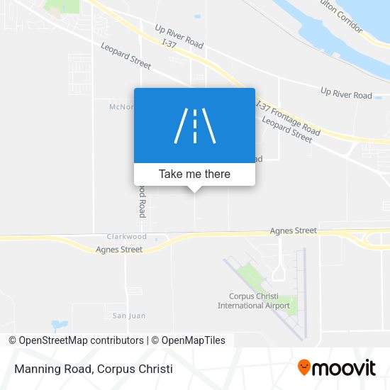 Manning Road map